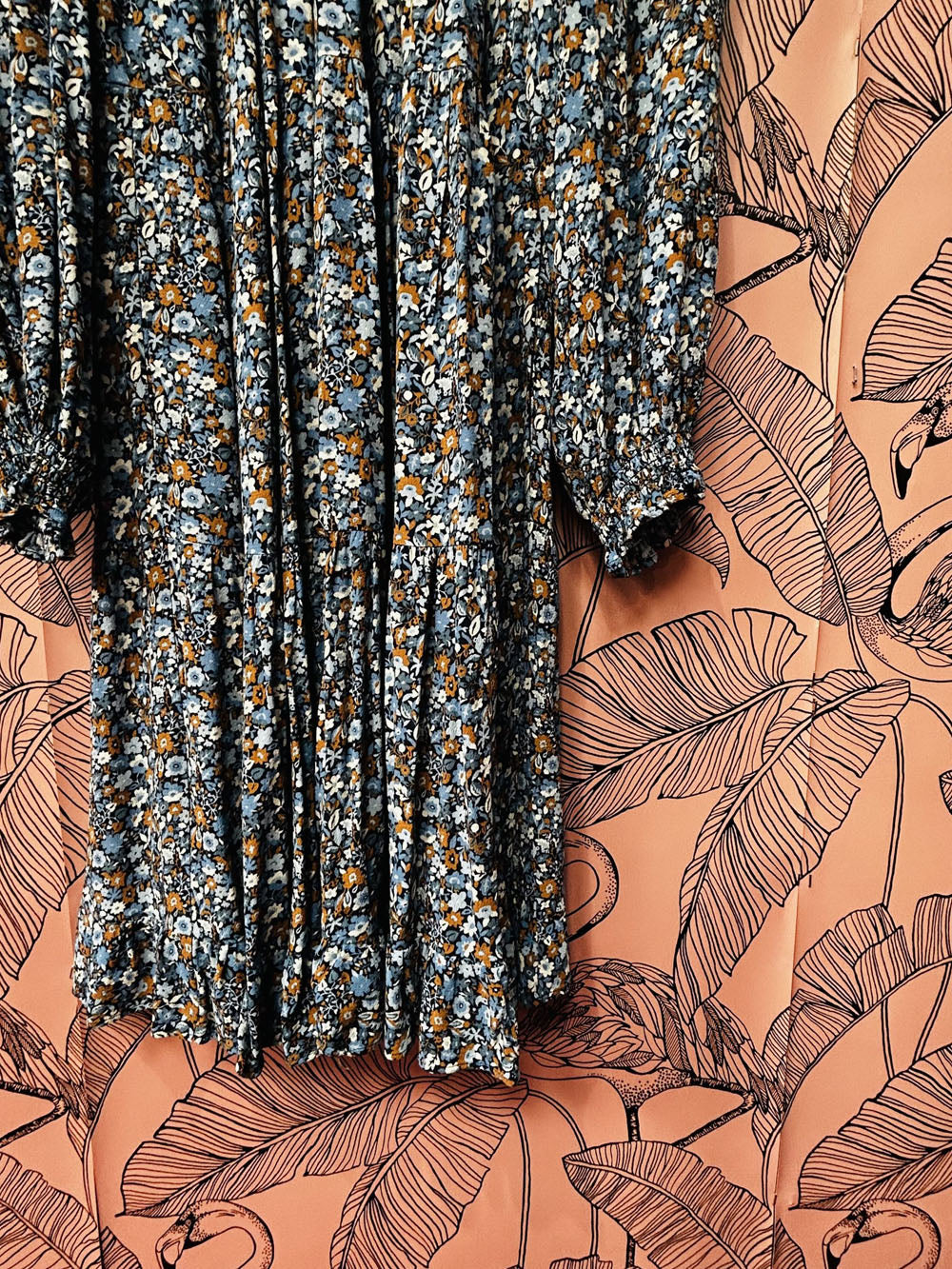Boden Ruffle Floral Dress