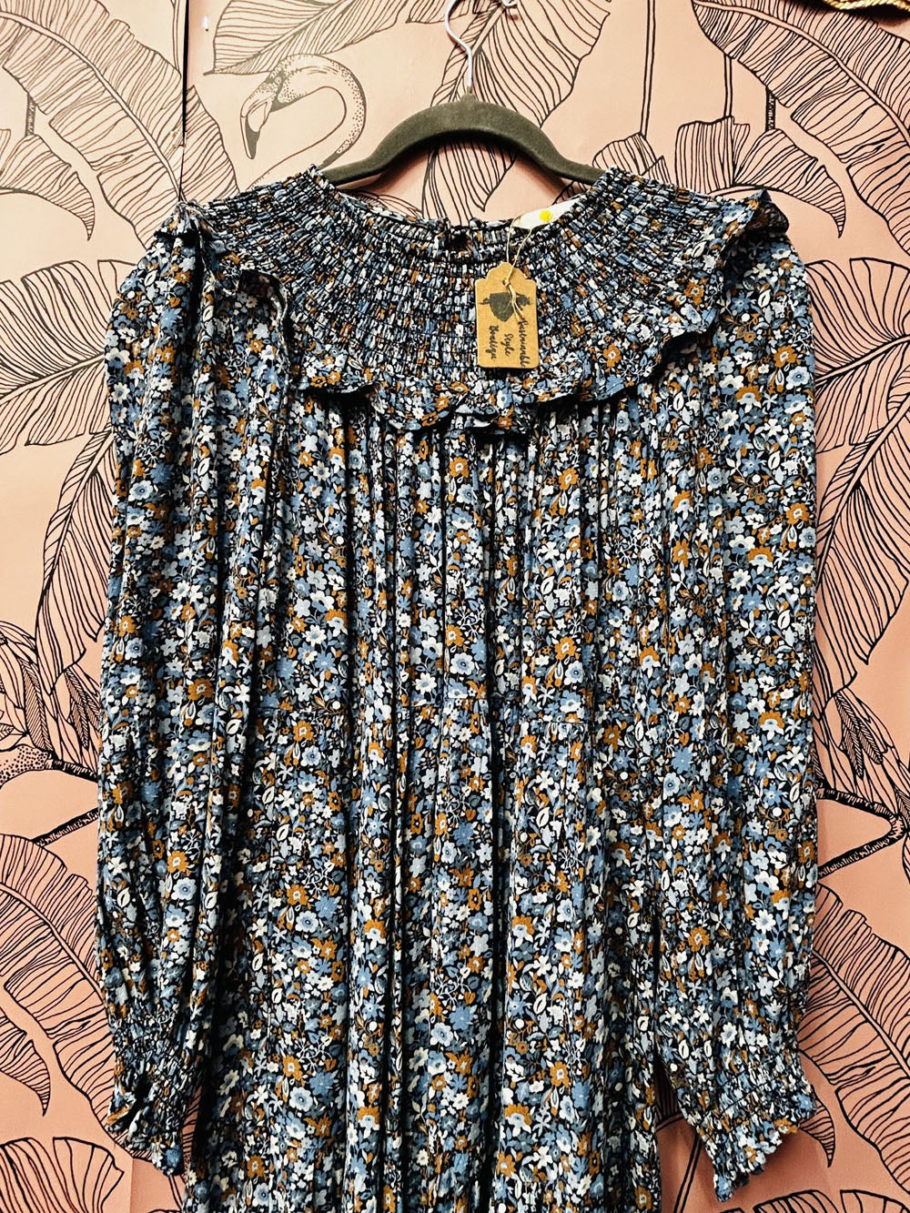 Boden Ruffle Floral Dress