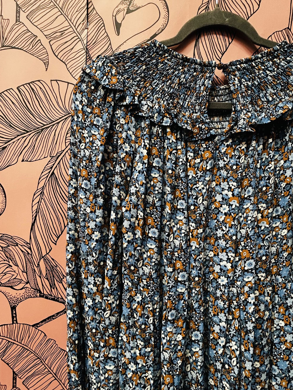 Boden Ruffle Floral Dress