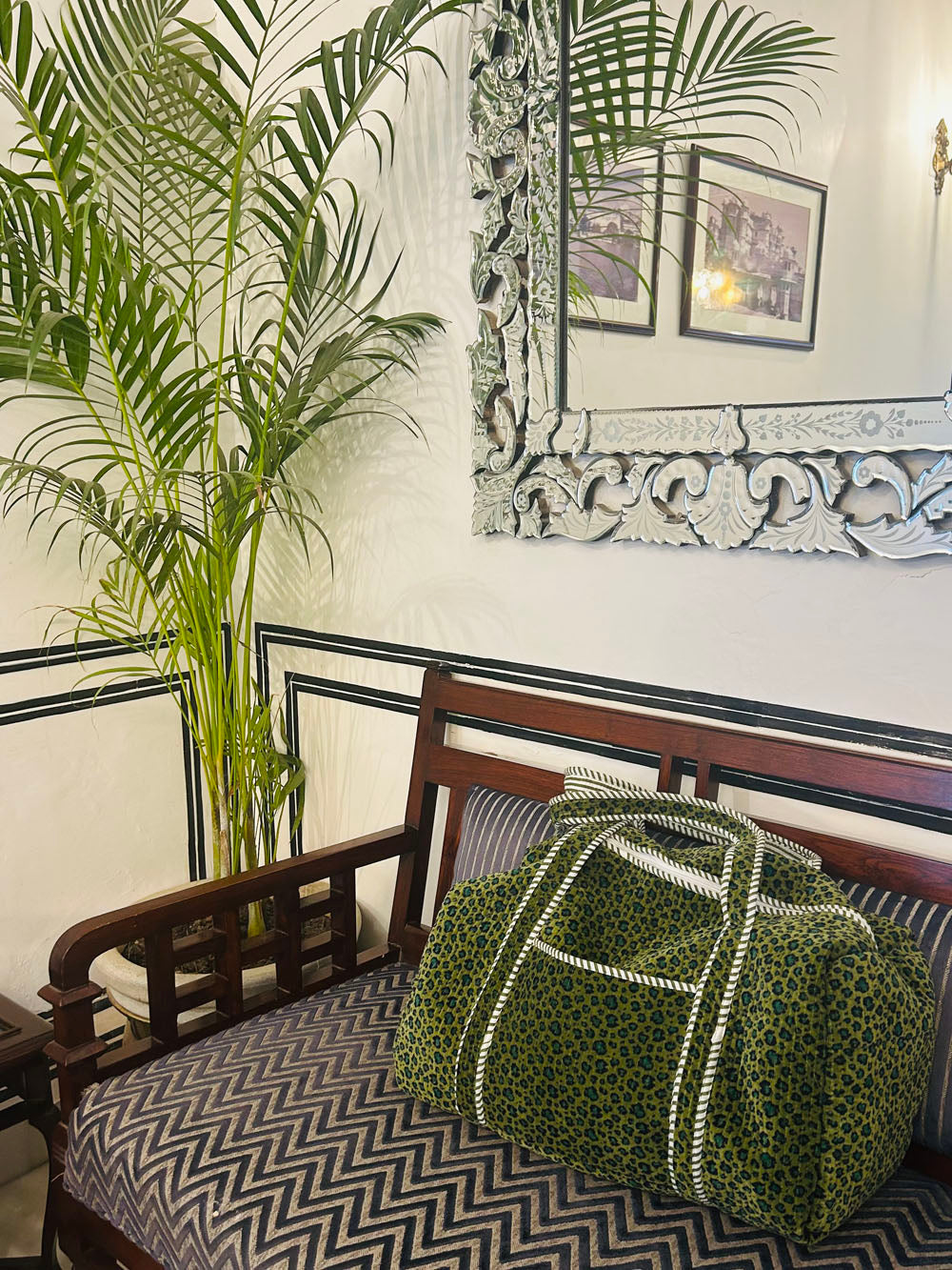 Green Leo Weekender Bag