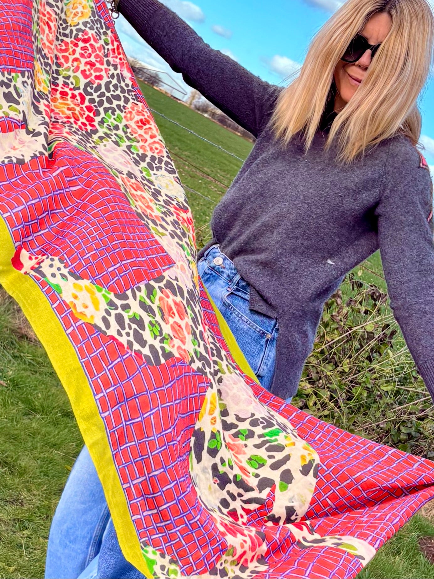Leopard Scarf