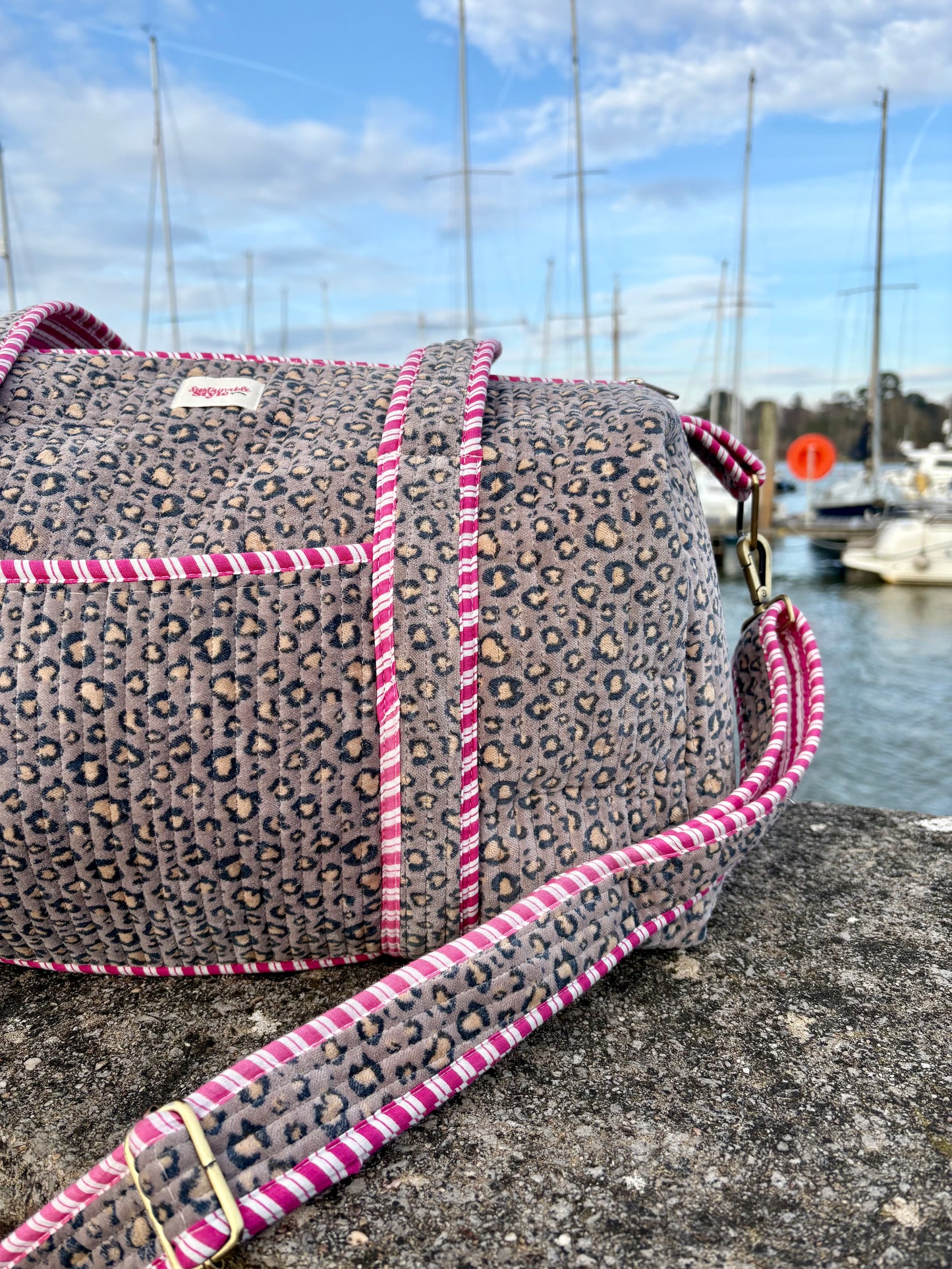 Taupe Leo Weekender Bag