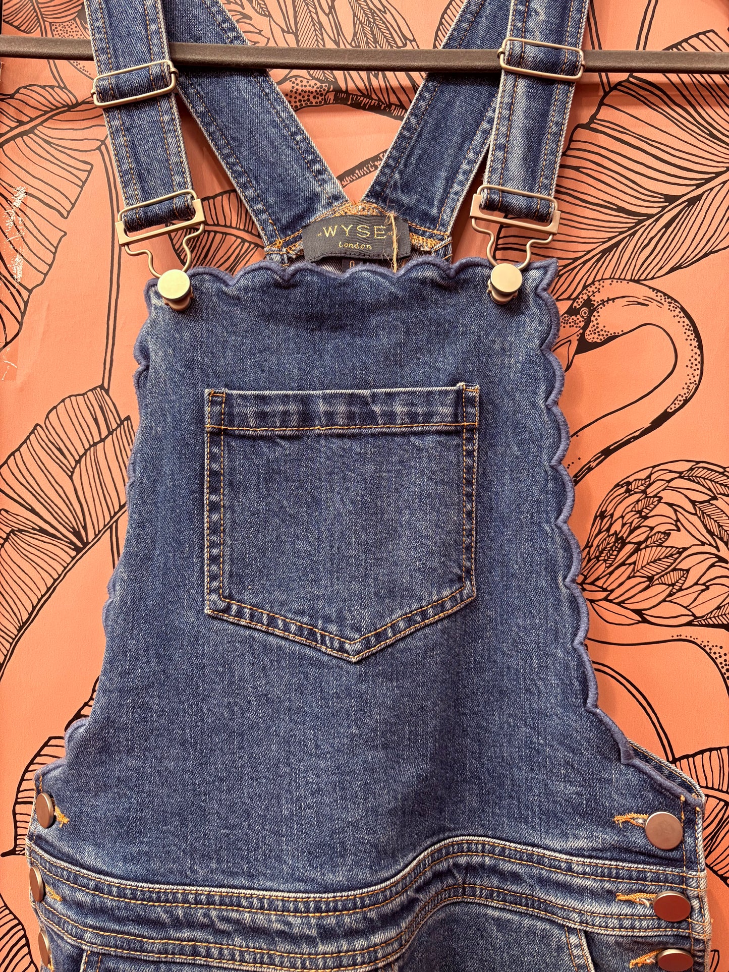 Wyse Short Dungarees