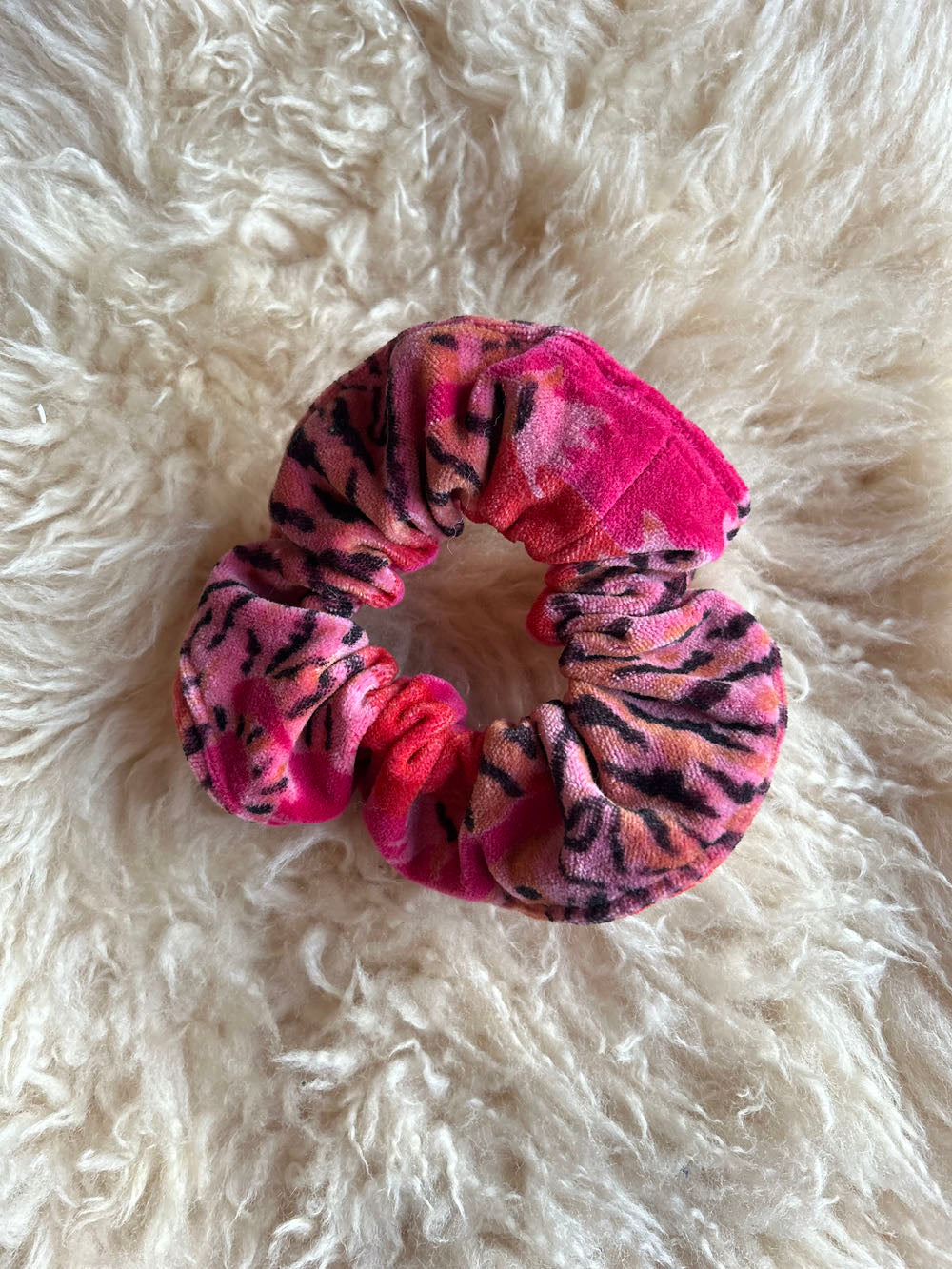 Tiger Candy Velvet Scrunchies