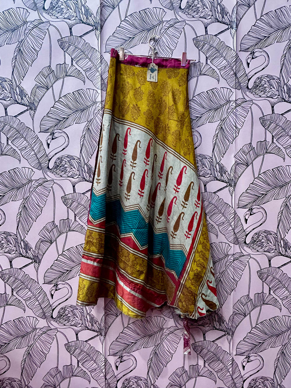 Peacock Sari Skirt