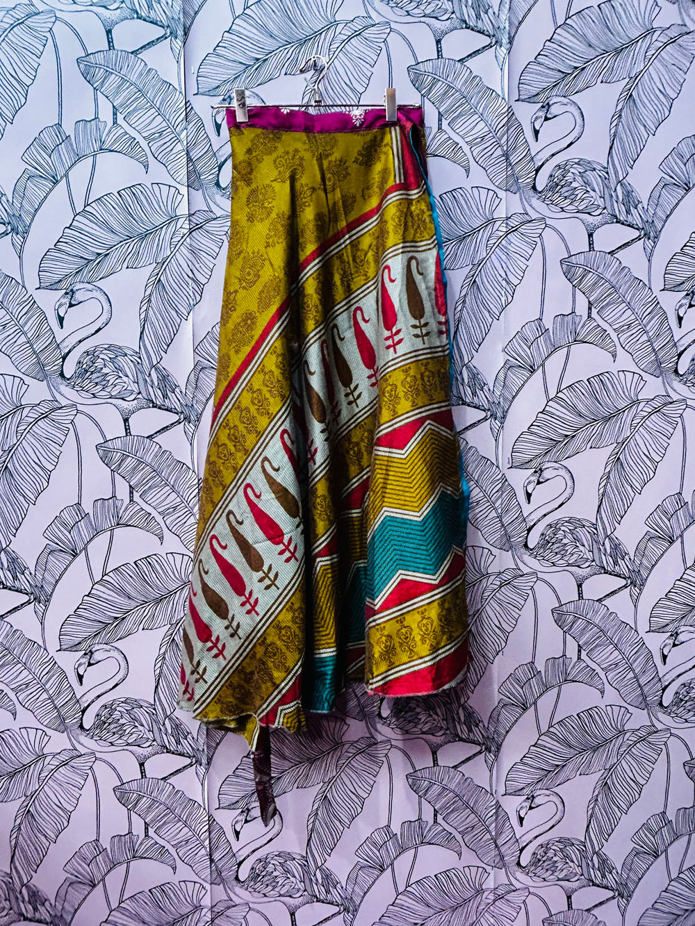 Peacock Sari Skirt