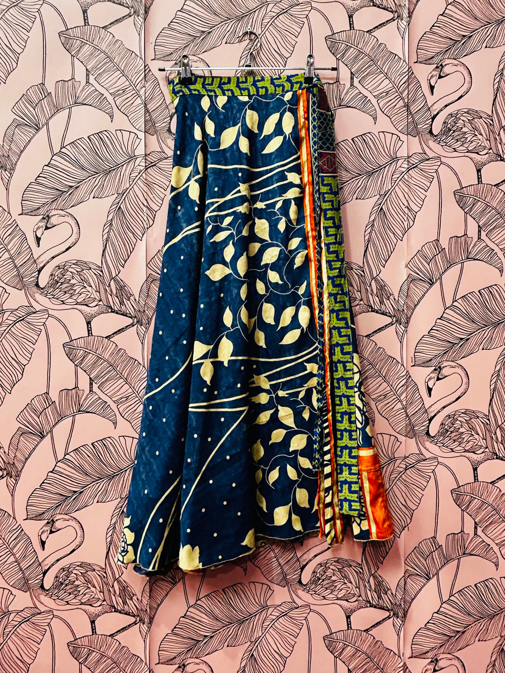 Geo Floral Sari Skirt