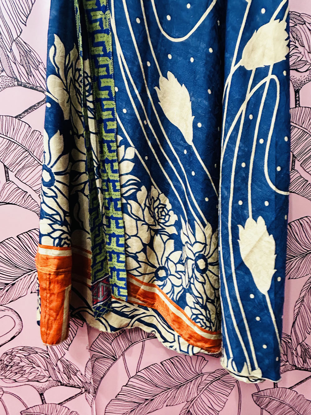 Geo Floral Sari Skirt