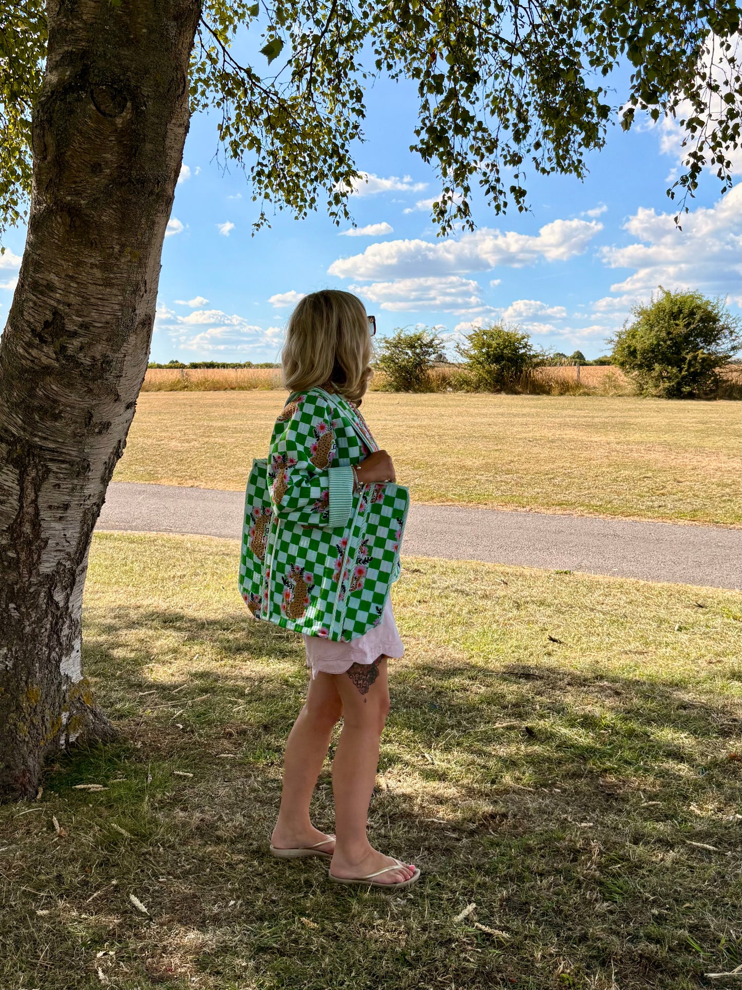 A Leopard Doesn't Change Its Checks Tote Bag