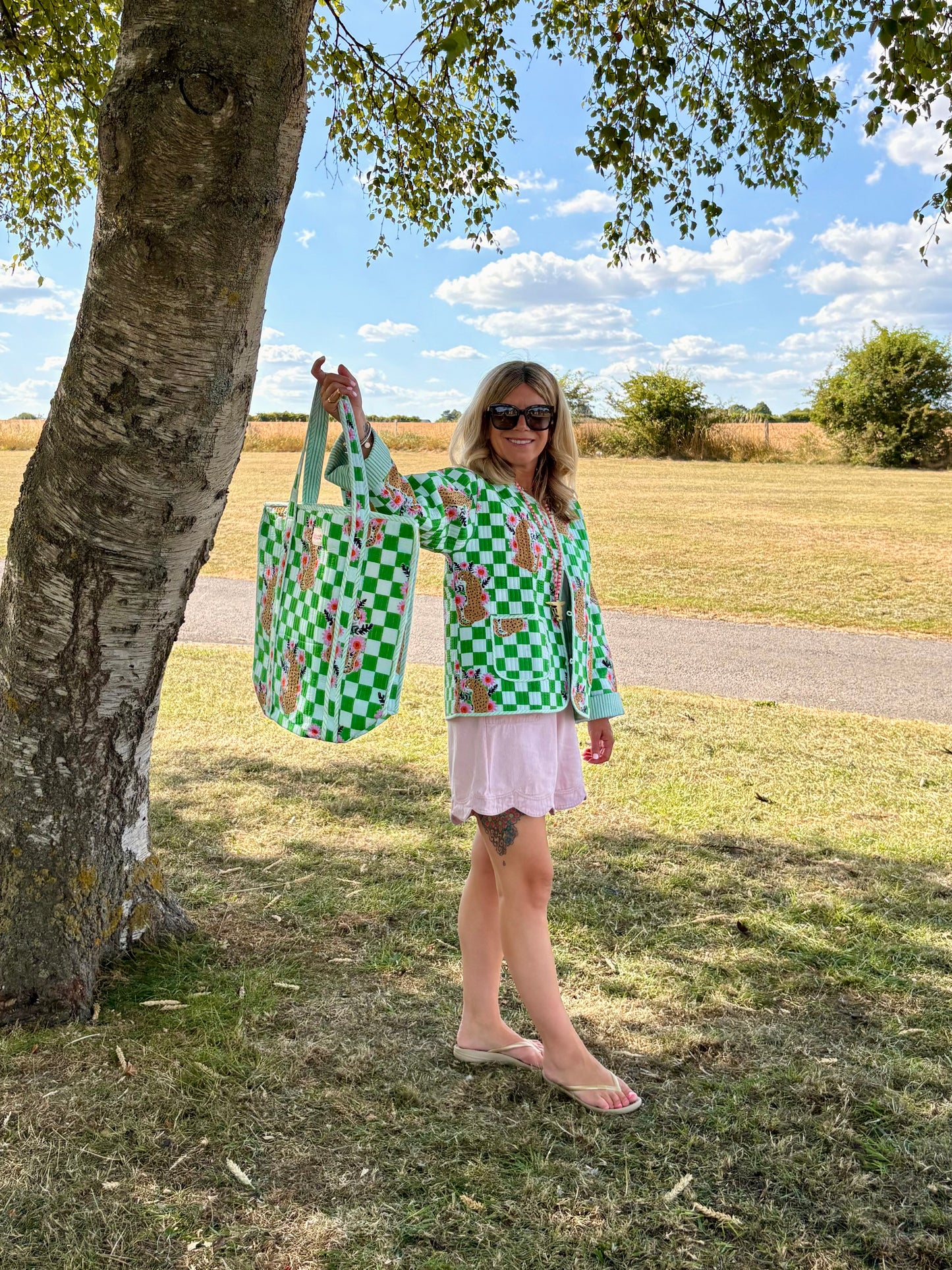 A Leopard Doesn't Change Its Checks Tote Bag