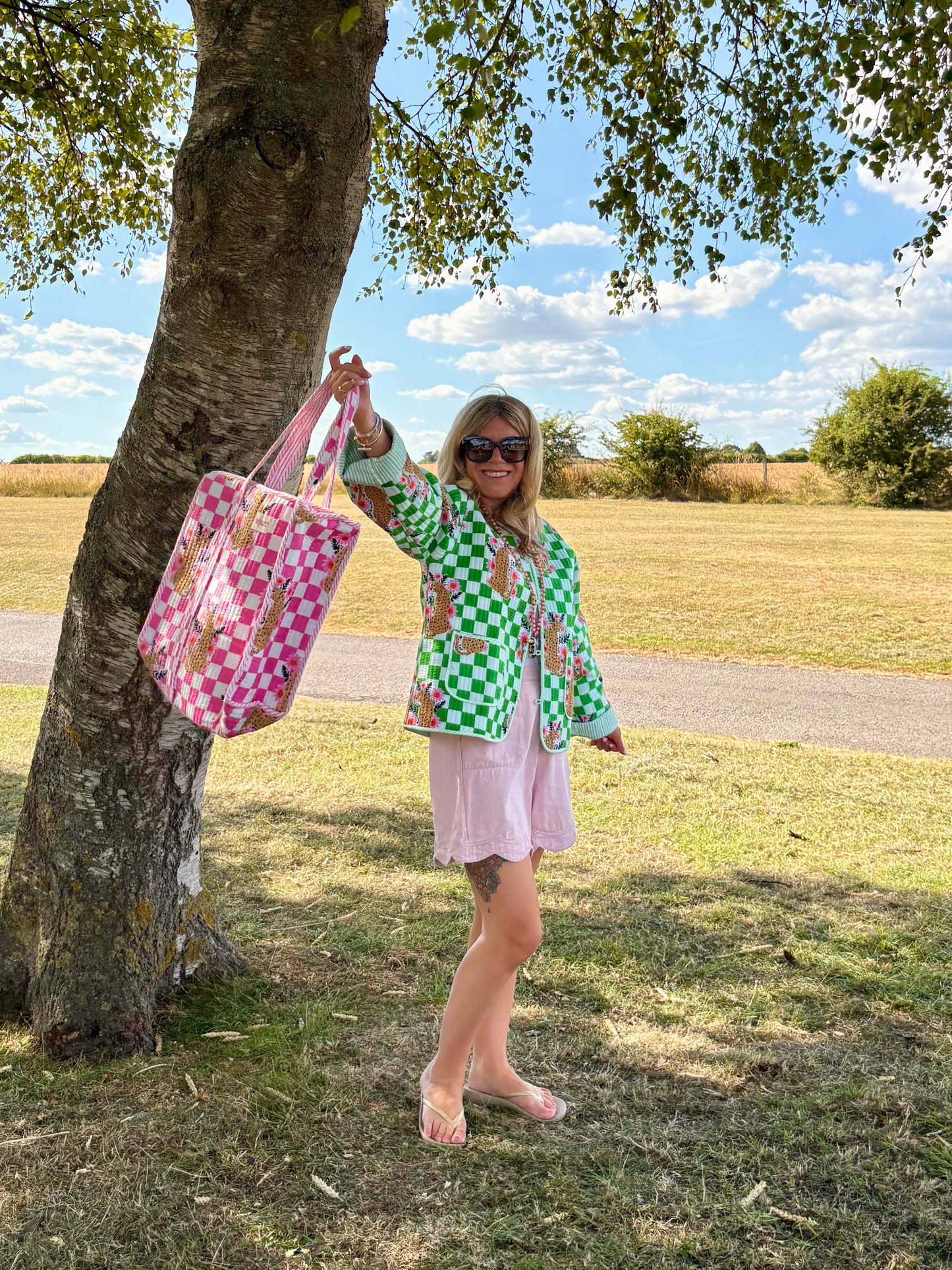 A Leopard Doesn't Change Its Checks Tote Bag