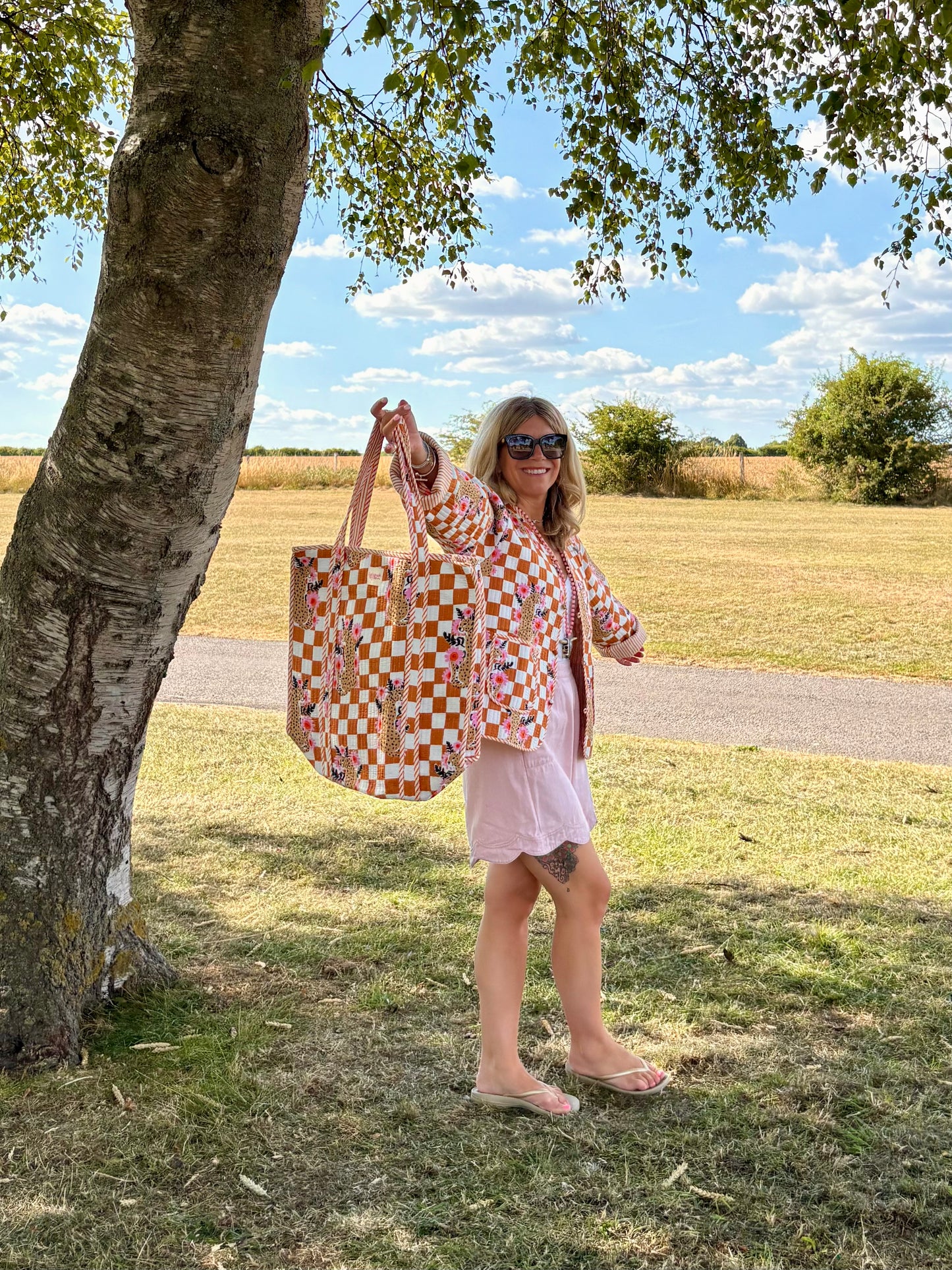 A Leopard Doesn't Change Its Checks Tote Bag