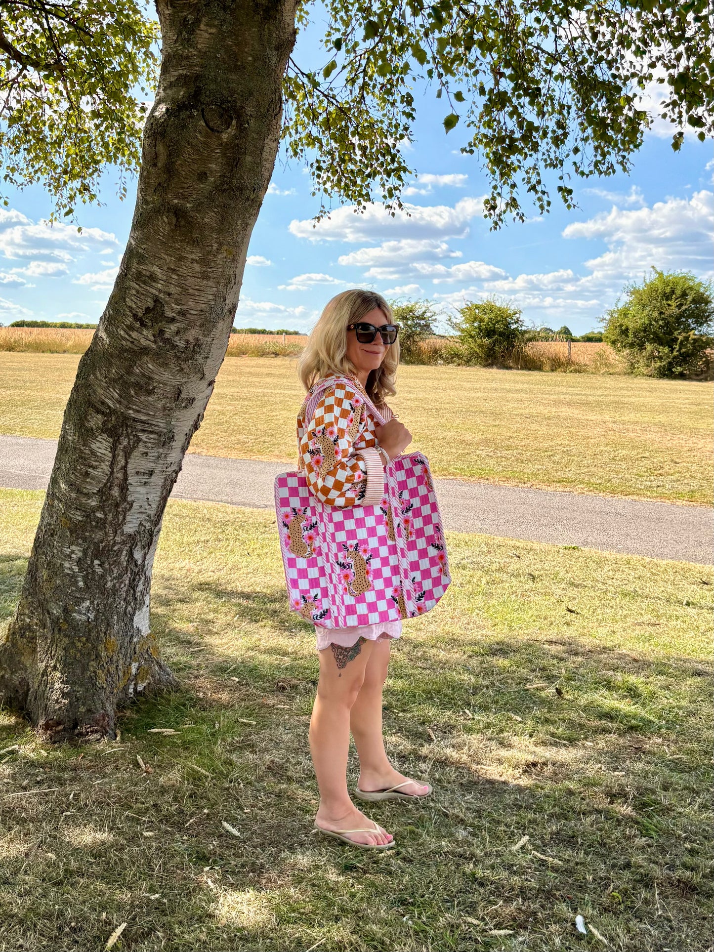 A Leopard Doesn't Change Its Checks Tote Bag