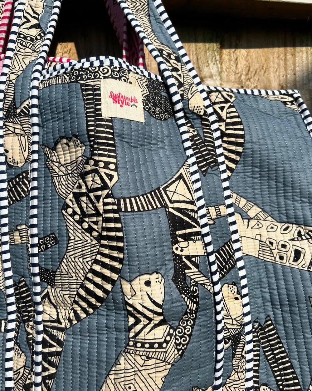 Denim Stretchy Cat Bags
