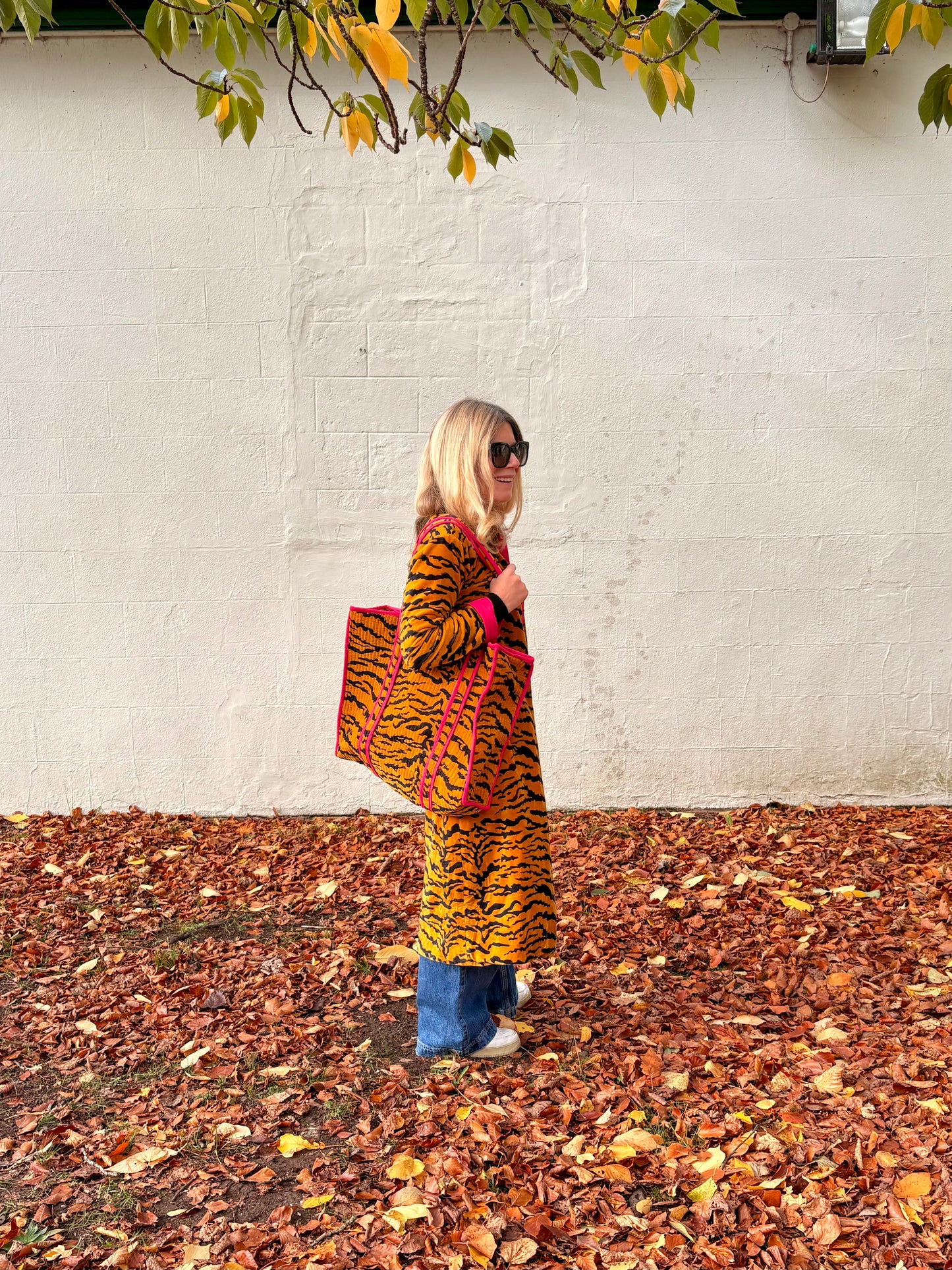 Golden Tiger Velvet Coat