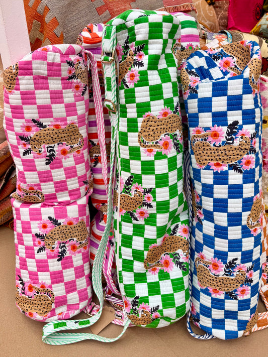Leopard Yoga Bag